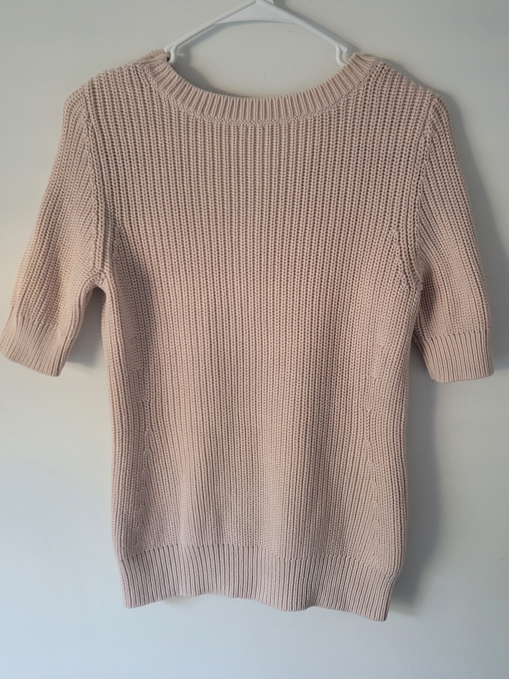 Talbots Pink Ribbed Knit Top Size M - Picture 2 of 5